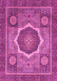 Abstract Pink Modern Rug, abs2357pnk