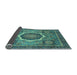 Sideview of Abstract Light Blue Modern Rug, abs2357lblu