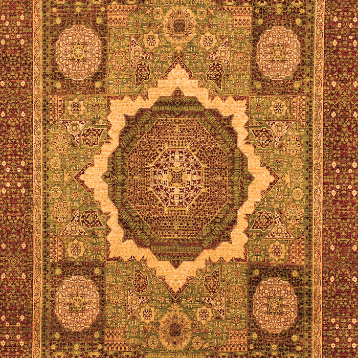 Machine Washable Abstract Orange Modern Area Rugs, wshabs2357org