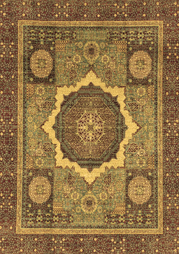 Abstract Brown Modern Rug, abs2357brn