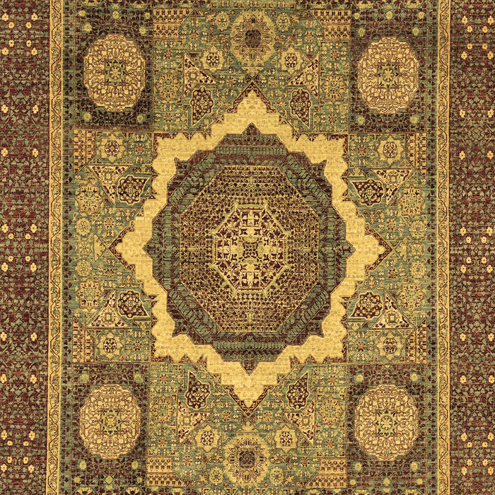 Machine Washable Abstract Brown Modern Rug, wshabs2357brn