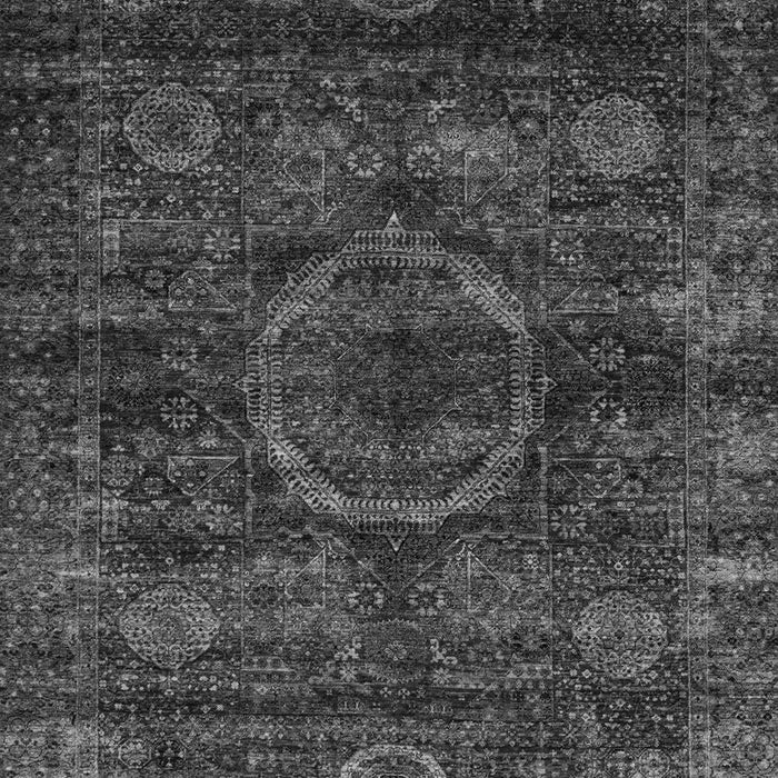 Machine Washable Abstract Gray Modern Rug, wshabs2358gry