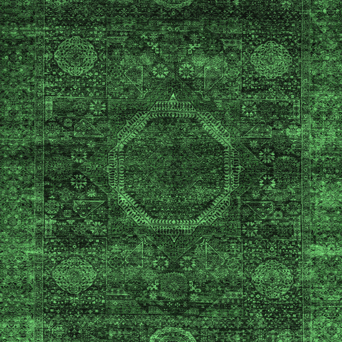 Abstract Emerald Green Modern Rug, abs2358emgrn