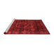 Modern Red Washable Rugs