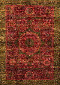 Abstract Orange Modern Rug, abs2358org