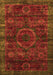 Abstract Orange Modern Rug, abs2358org