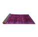 Sideview of Abstract Pink Modern Rug, abs2358pnk