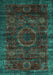 Abstract Turquoise Modern Rug, abs2358turq