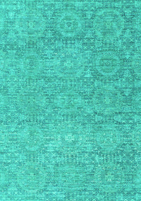 Abstract Turquoise Modern Rug, abs2359turq