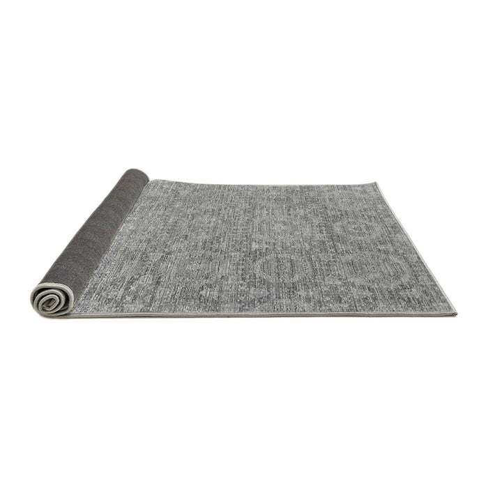 Sideview of Abstract Gray Modern Rug, abs2359gry