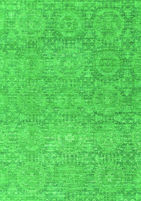 Abstract Green Modern Rug, abs2359grn