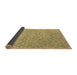 Sideview of Abstract Brown Modern Rug, abs2359brn