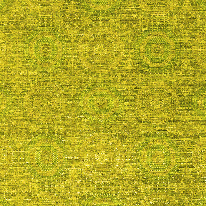 Abstract Yellow Modern Rug, abs2359yw