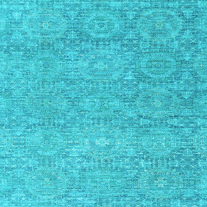 Square Abstract Light Blue Modern Rug, abs2359lblu