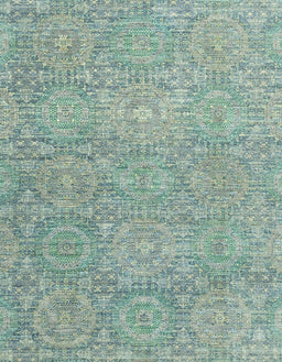 Machine Washable Abstract -Sea Green Rug, wshabs2359