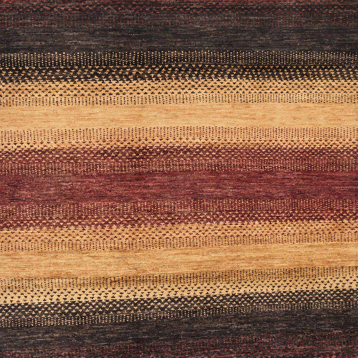 Abstract Saffron Red Modern Rug, abs235