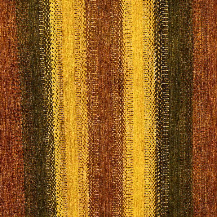 Square Abstract Yellow Modern Rug, abs235yw