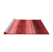 Modern Red Washable Rugs