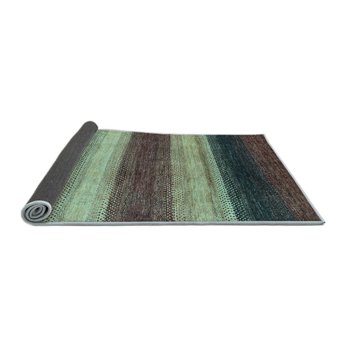 Sideview of Abstract Light Blue Modern Rug, abs235lblu