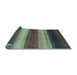 Sideview of Abstract Light Blue Modern Rug, abs235lblu