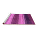 Sideview of Machine Washable Abstract Purple Modern Area Rugs, wshabs235pur