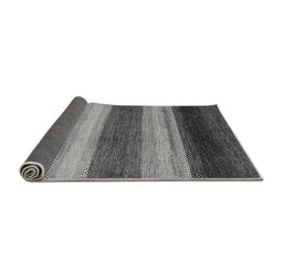 Sideview of Abstract Gray Modern Rug, abs235gry
