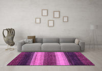 Machine Washable Abstract Purple Modern Rug, wshabs235pur