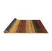 Sideview of Abstract Brown Modern Rug, abs235brn