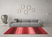 Modern Red Washable Rugs