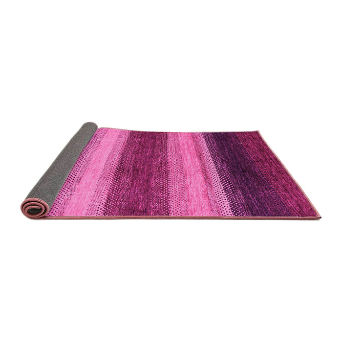 Sideview of Abstract Pink Modern Rug, abs235pnk