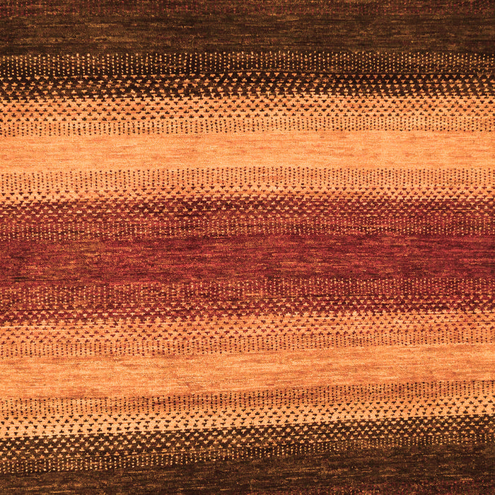 Machine Washable Abstract Orange Modern Area Rugs, wshabs235org