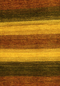 Abstract Yellow Modern Rug, abs235yw