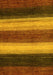 Abstract Yellow Modern Rug, abs235yw