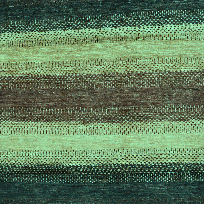 Machine Washable Abstract Turquoise Modern Area Rugs, wshabs235turq