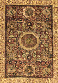 Abstract Brown Modern Rug, abs2360brn