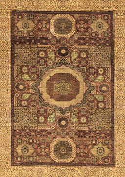 Abstract Brown Modern Rug, abs2360brn