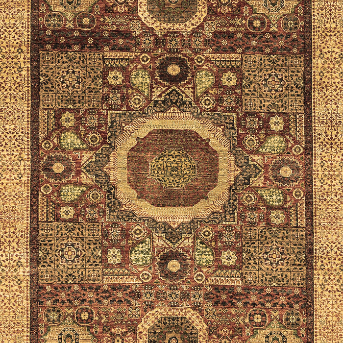 Abstract Brown Modern Rug, abs2360brn