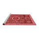 Modern Red Washable Rugs