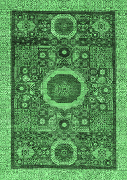Abstract Emerald Green Modern Rug, abs2360emgrn