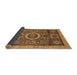 Sideview of Abstract Brown Modern Rug, abs2360brn