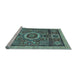 Sideview of Machine Washable Abstract Light Blue Modern Rug, wshabs2360lblu