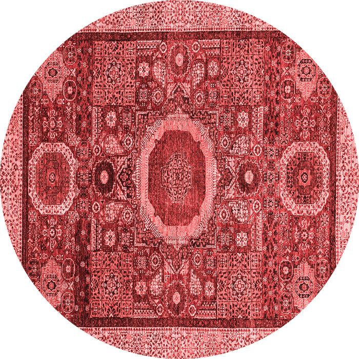Abstract Red Modern Rug, abs2360red