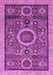 Machine Washable Abstract Purple Modern Area Rugs, wshabs2360pur