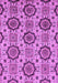 Machine Washable Abstract Purple Modern Area Rugs, wshabs2361pur