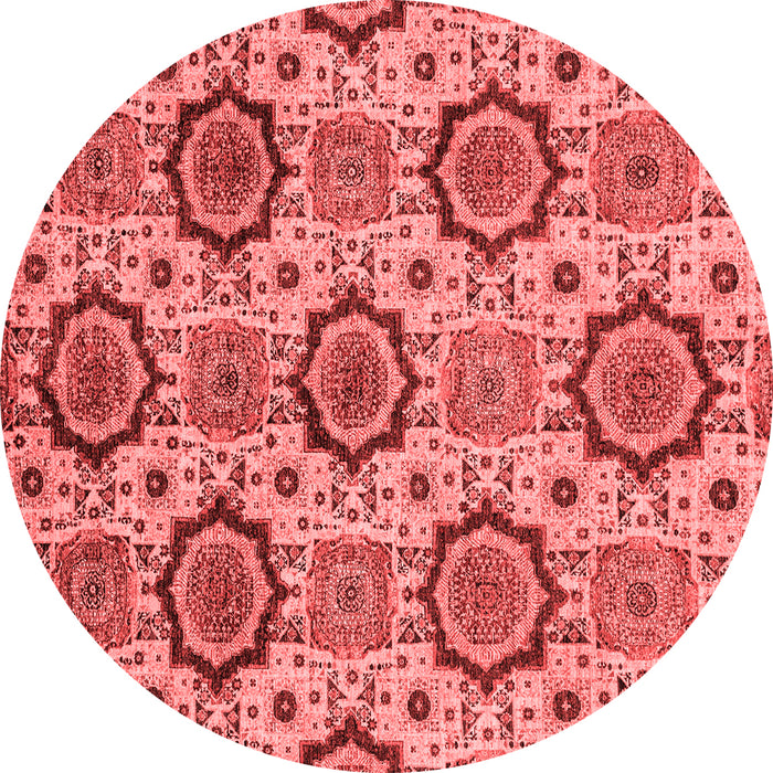 Machine Washable Abstract Red Modern Rug, wshabs2361red