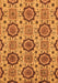 Machine Washable Abstract Orange Modern Area Rugs, wshabs2361org