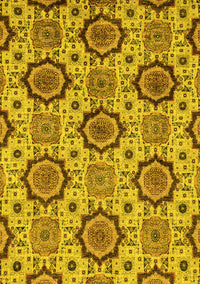 Abstract Yellow Modern Rug, abs2361yw