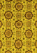 Abstract Yellow Modern Rug, abs2361yw