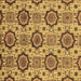 Square Abstract Brown Modern Rug, abs2361brn