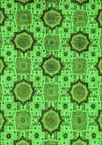 Abstract Green Modern Rug, abs2361grn